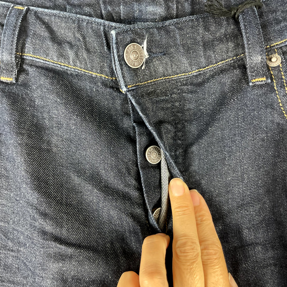 Diesel Stretch Straight Jeans Mens 38x30 Button Fly Dark Wash 2020 D-Viker NWT - Picture 5 of 16